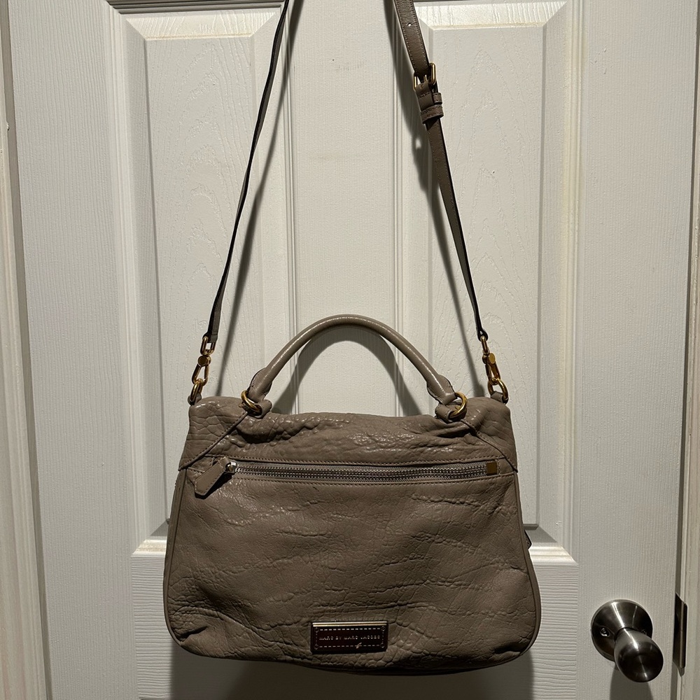 Marc by Marc Jacob’s Gray Leather Shoulder Bag